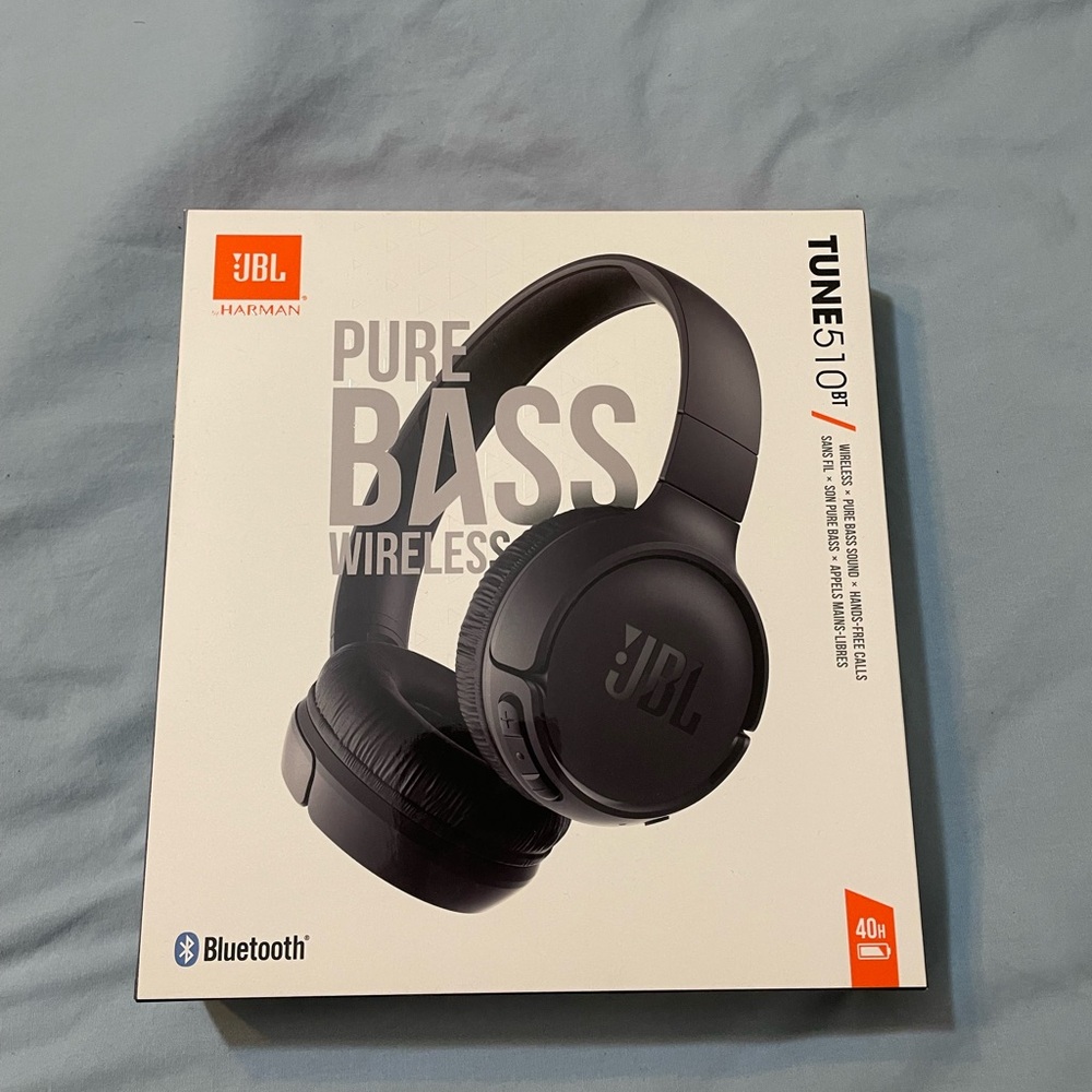 JBL Tune 510BT Bluetooth Headphones - Black